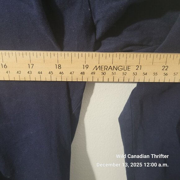 Lacoste XL Navy Cotton Hoodie Regular Fit Crocodile Logo Pullover - Picture 8 of 8